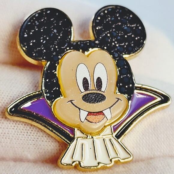 Disney x BaubleBar Mickey Halloween Vampire Stud Earrings - Picture 6 of 11